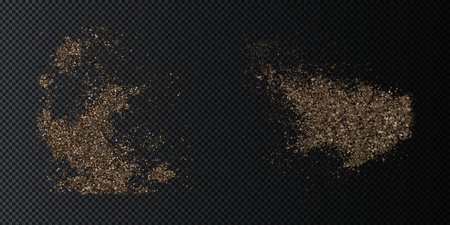 dark, mysterious background with exploding cocoa, coffee splashes, and texturedのイラスト素材