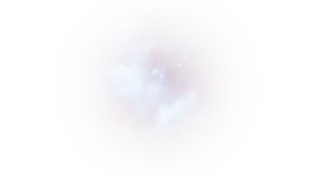 abstract explosion of blue smoke and dust with colorful spices