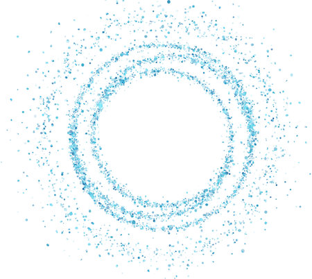 Abstract turquoise vector background with spray paint texture, dust particlesのイラスト素材