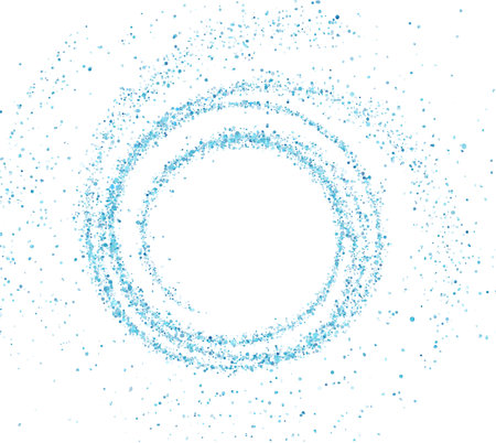 Abstract turquoise vector background with spray paint texture, dust particlesのイラスト素材