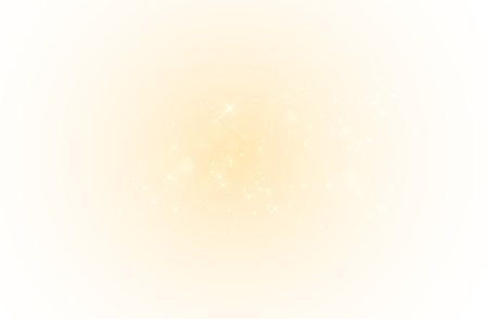 Gold glittering star light and bokehのイラスト素材
