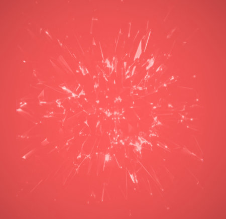 Experience the Dynamic Sparkling Red Burst set on a lively