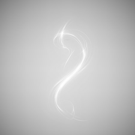 Abstract light swirl effect PNG transparent background fluid design overlayの素材