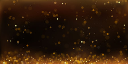 Glittering particles of fairy dust. Magic concept.のイラスト素材