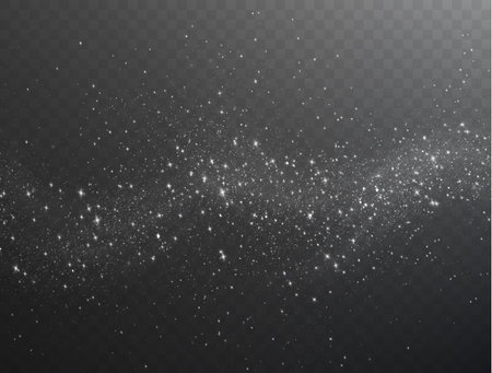 Light effect with glitter particles and Christmas dust.のイラスト素材