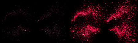 vivid passionate display, dynamic burst of fiery elegance, intense crimsonの写真素材