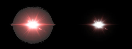Light flare PNG overlay for artistic backgrounds and graphic design