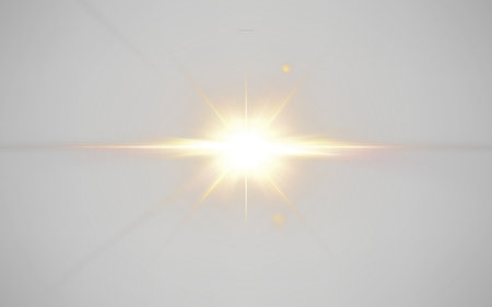 Bright Light Flare PNG Overlay for Photography and Graphic Designの写真素材
