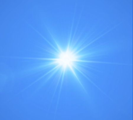 This is a Bright Camera Flash and Light Flare PNGの写真素材