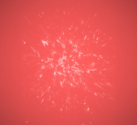 An Abstract Red Sparkling Background Suitable for Various Creative Projectsの写真素材