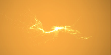 A beautiful and glowing dust and sparkle PNG overlay perfectの写真素材