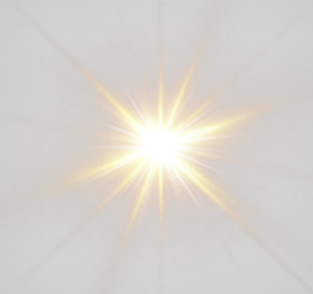 This is a Bright Camera Flash and Light Flare PNGの写真素材