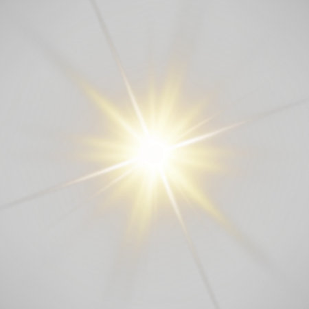 This is a Bright Camera Flash and Light Flare PNGの写真素材