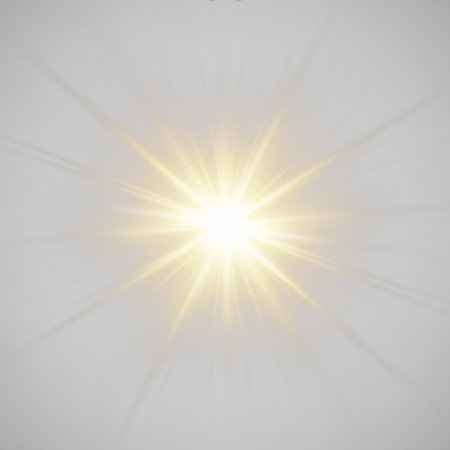 This Bright Camera Flash and Light Flare PNG Overlay isの写真素材