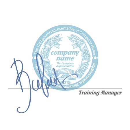 The signing of the contract. のイラスト素材