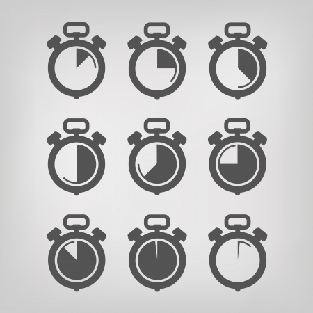 Stopwatch. Vector illustrationのイラスト素材