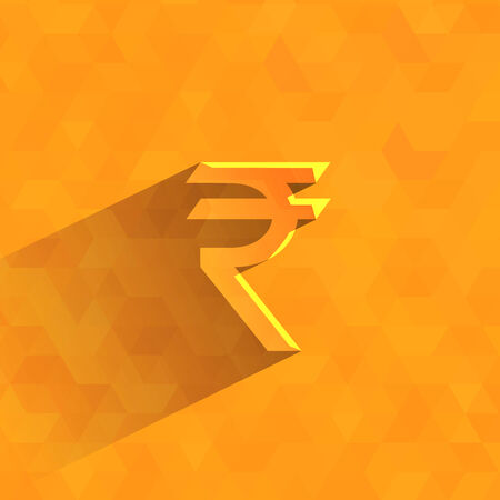 Indian rupees  Vector formatのイラスト素材