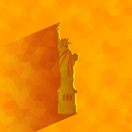 Statue of Liberty  Vector formatのイラスト素材