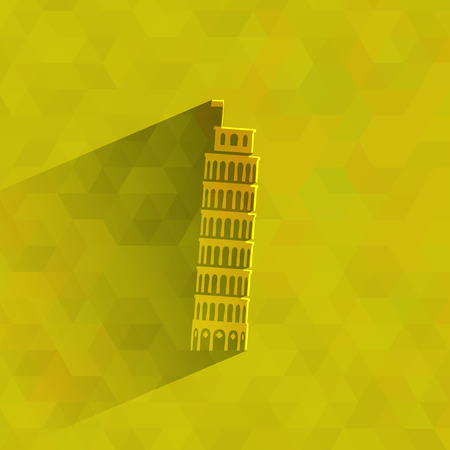 Pisa tower   Vector formatのイラスト素材
