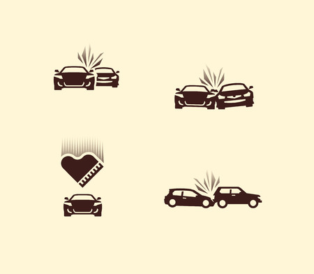 Accident  Vector formatのイラスト素材