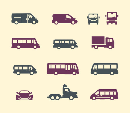 Transportation  Vector formatのイラスト素材