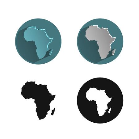 Africa iconのイラスト素材