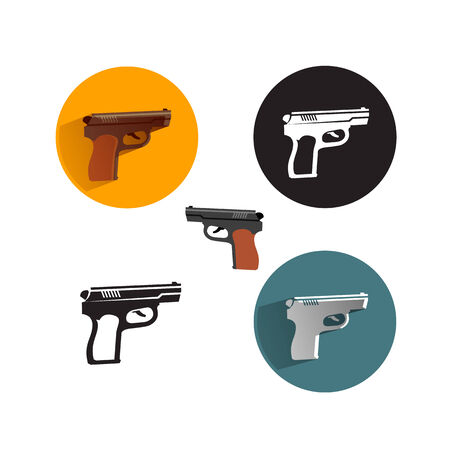 Gun Vector formatのイラスト素材