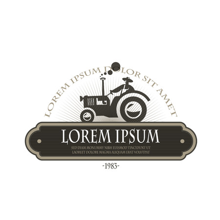 Tractor icon のイラスト素材