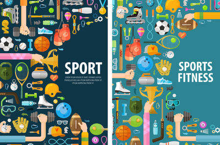 sports on a white background. illustration sports on a white background. illustration