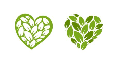 Ecology logo on whiteのイラスト素材