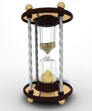 hourglassの写真素材