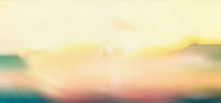 blurred natural background in shades of yellow banner for web siteの写真素材