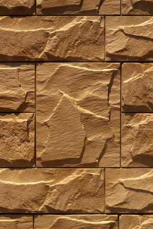 Artifical stones surface (plastic facing panel) photo