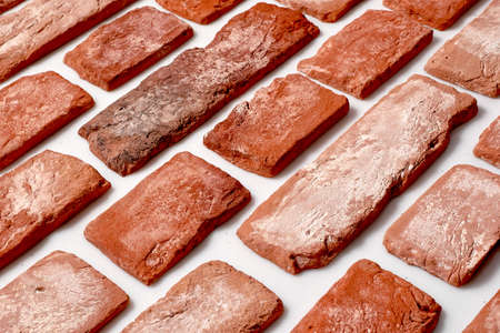 Old orange bricks. High quality photo