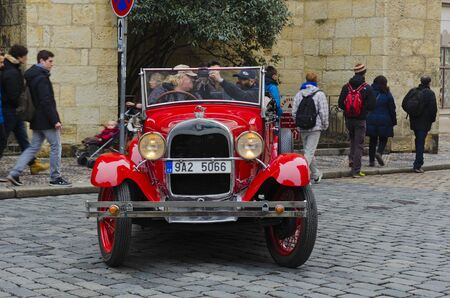 Antique car, a well-preserved old carのeditorial素材