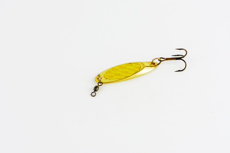 Exhibition of pirated copies of fishing metal spoon baits. Bait for fishing in the shape of a spoon...