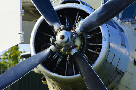 Airshow of small private aircraft on the airfield. Day of the city. Zhitomir of the year 1133. September 2017, Ukraine.のeditorial素材