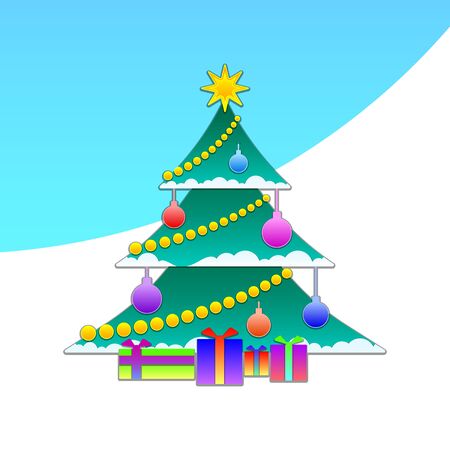 Christmas greeting card design concept.のイラスト素材