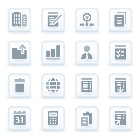Office web icons setのイラスト素材