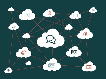Cloud computing concept
