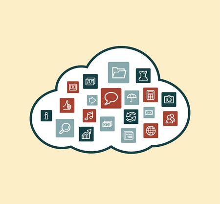 Cloud computing concept