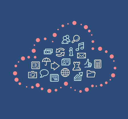 Cloud computing concept