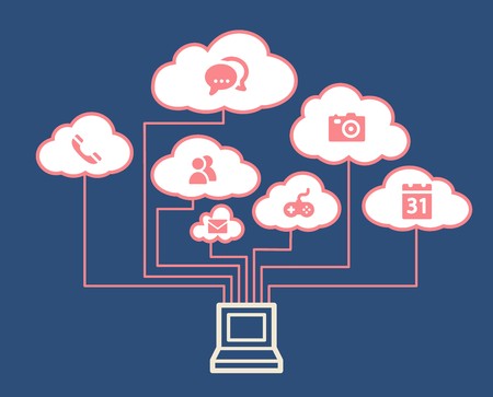 Cloud computing conceptのイラスト素材