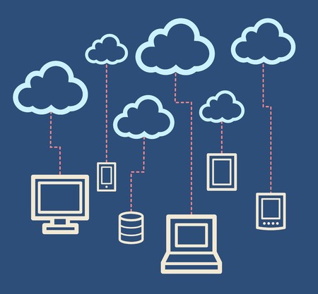 Cloud computing concept