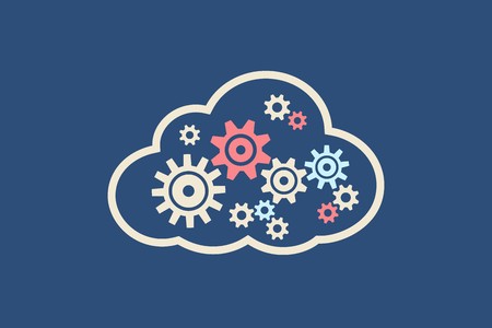 Cloud computing concept