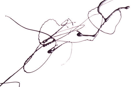 Very beautiful blot on a white background.の写真素材