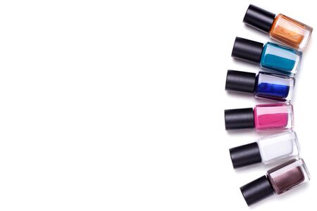 Very beautiful cosmetics sample on a white background.の写真素材