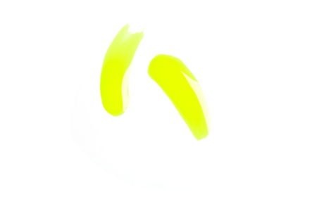 Beautiful makeup on a white background.の写真素材