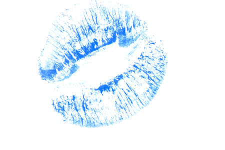 Beautiful makeup on a white background.の写真素材