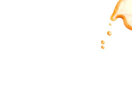 Beautiful makeup on a white background.の写真素材